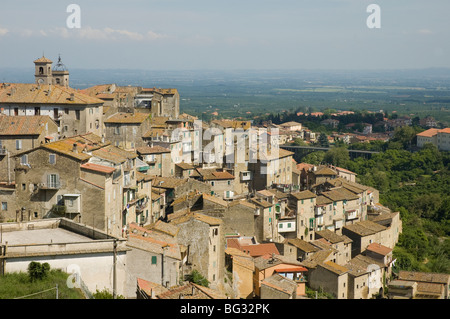 Dächer in Caprarola in der Nähe von Viterbo in der Region Latium Stockfoto