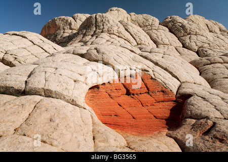 "Gehirn" Sandstein Felsformationen am "Weißen Tasche" im Vermilion Cliffs National Monument, Arizona Stockfoto