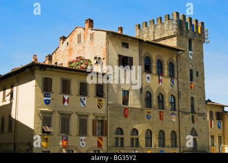 Piazza Vasari, Arezzo, Toskana, Italien, Europa Stockfoto