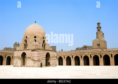 Ahmed Ibn Tulun-Moschee, UNESCO-Weltkulturerbe, Kairo, Ägypten, Nordafrika, Afrika Stockfoto