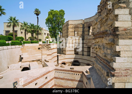 Babylon Mauern, koptische Kairo, Kairo, Ägypten, Nordafrika, Afrika Stockfoto