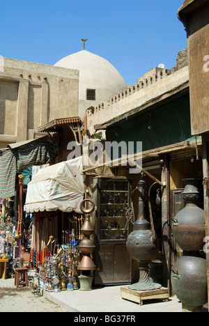 Khan El-Khalili-Basar, Kairo, Ägypten, Nordafrika, Afrika Stockfoto