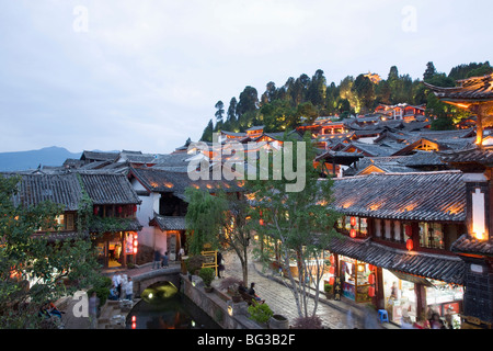 Altstadt Lijiang, UNESCO World Heritage Site, Provinz Yunnan, China, Asien Stockfoto