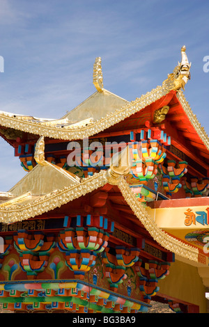 Ganden Sumsteling Gompa (Songzanlin Si) buddhistischen Kloster, Shangri-La, Shangri-La Region, Provinz Yunnan, China Stockfoto