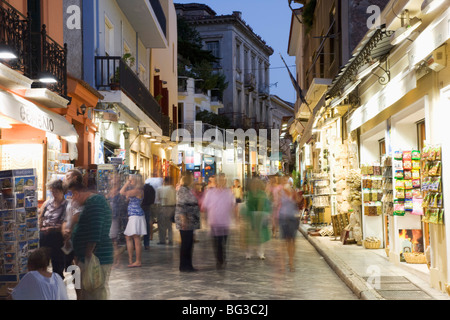 Das Viertel Plaka, Athen, Griechenland, Europa Stockfoto