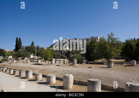 Die antike Agora, Athen, Griechenland, Europa Stockfoto