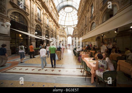 Vittorio Emanuele Gallery, Mailand, Lombardei, Italien, Europa Stockfoto