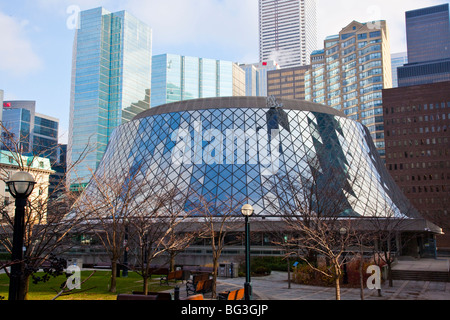 Roy Thomson Hall in der Innenstadt von Toronto Kanada Stockfoto