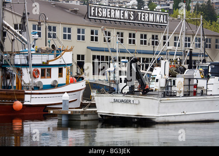 Fischer Terminal, Seattle, Washington State, Vereinigte Staaten von Amerika, Nordamerika Stockfoto