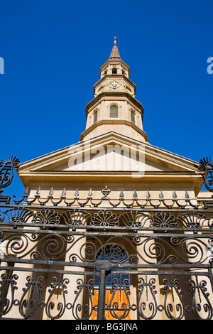 St. Philip Episcopal Church, Charleston, South Carolina, Vereinigte Staaten von Amerika, Nordamerika Stockfoto