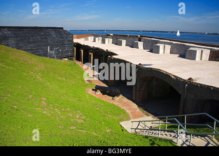 Fort Sumter National Monument, Charleston, South Carolina, Vereinigte Staaten von Amerika, Nordamerika Stockfoto