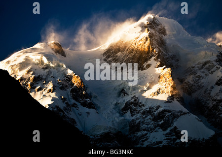 Ultar Peak, Karakorum, Hunza-Tal, Pakistan. Stockfoto