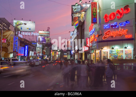 Brigade Road, Bangaluru (Bangalore), Karnataka, Indien, Asien Stockfoto