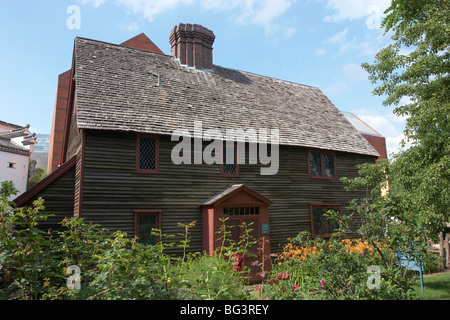 Eine historische Holzbau in Salem Massachusetts Stockfoto