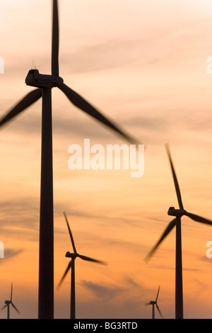 Windpark, La Muela, Saragossa, Aragon, Spanien, Europa Stockfoto