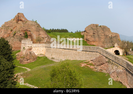 Felsformationen, Kaleto Festung, Belogradchik, Bulgarien, Europa Stockfoto