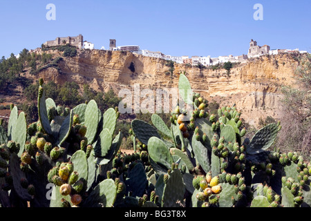 Arcos De La Frontera, eines der weißen Dörfer, Andalusien, Spanien, Europa Stockfoto