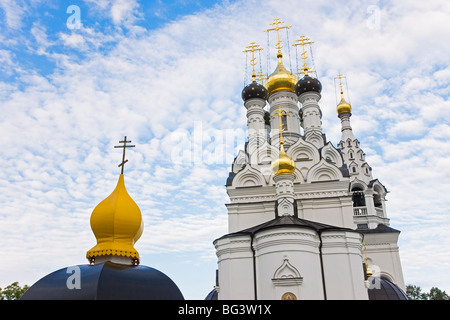 Russische orthodoxe Kirche in Bagrationowsk, Kaliningrad, Russland, Europa Stockfoto