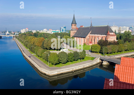 Alte Kathedrale auf Kants Insel, UNESCO-Weltkulturerbe, Kaliningrad (Königsberg), Russland, Europa Stockfoto