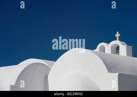 Kirche in Firostefani, Santorin, Kykladen, griechische Inseln, Griechenland, Europa Stockfoto