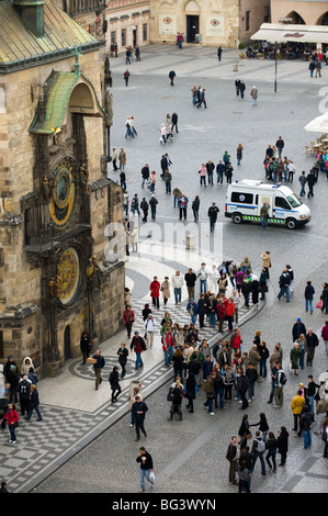 Die astronomische Uhr in Prag Stockfoto