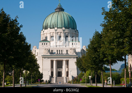 Karl-Borromäus-Kirche, Wiener Zentralfriedhof, Wien, Österreich | Kirche, zentralen Friedhof, Wien, Österreich Stockfoto