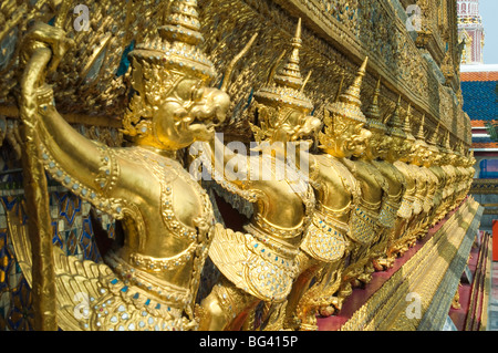 Tempel des Smaragd-Buddha (Wat Phra Kaew), großer Palast, Bangkok, Thailand, Südostasien, Asien Stockfoto