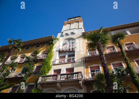 Italien, Lombardei, Lake District, Gardasee, Gardone Riviera, das Grand Hotel Stockfoto