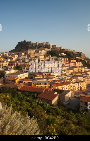 Italien, Sardinien, North West Sardinien, Castelsardo, Sonnenaufgang Stockfoto