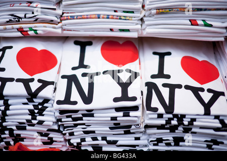 Ich liebe New York T-shirts, Manhattan, New York City, USA Stockfoto