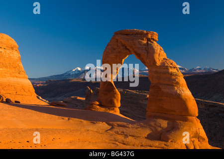USA, Utah, Arches-Nationalpark, Delicate Arch Stockfoto