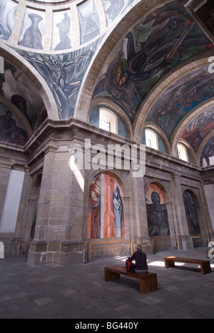 Instituto Cultural de Cabanas, Wandmalereien von José Clemente Orozco, Guadalajara, Jalisco, Mexiko Stockfoto