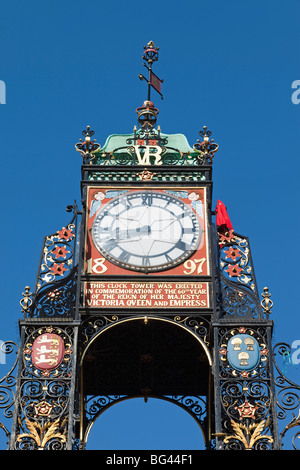 England, Cheshire, Chester, Eastgate Clock Stockfoto