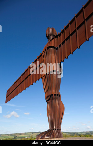 England, Gateshead, Angel der nördlichen Statue von Anthony Gormley, 20 Meter hoch, Spannweite 54 Meter, Stockfoto