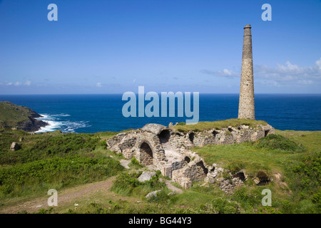 England, Cornwall, Botallack Mine Stockfoto