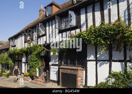 England, East Sussex, Roggen, Mermaid Street, Mermaid Inn Stockfoto