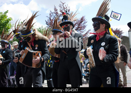 England, Kent, Rochester, Musiker beim jährlichen Festival Sweeps Stockfoto