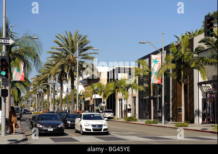 USA, California, Los Angeles, Beverly Hills, Rodeo Drive Stockfoto