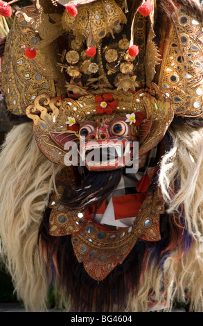 Barong Tänzer, Batubulan Dorf, Bali, Indonesien, Südostasien, Asien Stockfoto