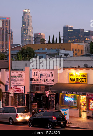 USA, California, Los Angeles, Skyline der Innenstadt Stockfoto