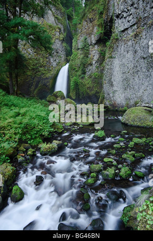 USA, Oregon, Columbia River Gorge, Waclella Wasserfälle Stockfoto