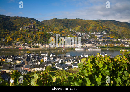 Burg Cochem, Cochem, Rheinland / Moseltal, Deutschland Stockfoto