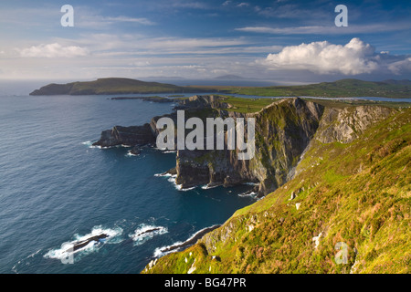 Steilküste in der Nähe von Valentia Island, Co Kerry, Irland Stockfoto