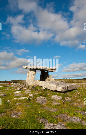 Poulnabrone Dolmen, The Burren, Co. Clare, Irland Stockfoto