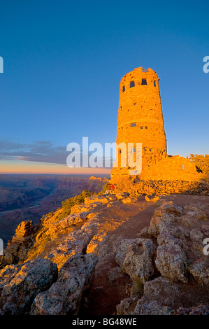 USA, Arizona, Grand Canyon, Desert View Watchtower Stockfoto