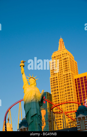 USA, Nevada, Las Vegas, New York New York Hotel und Casino Stockfoto