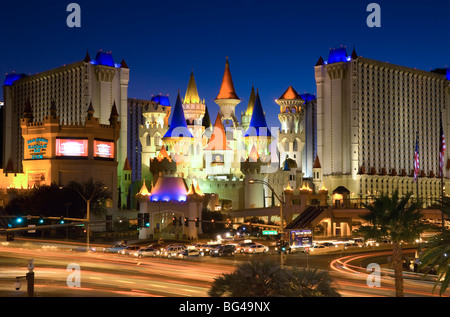 USA, Nevada, Las Vegas, Excalibur Hotel und Casino Stockfoto