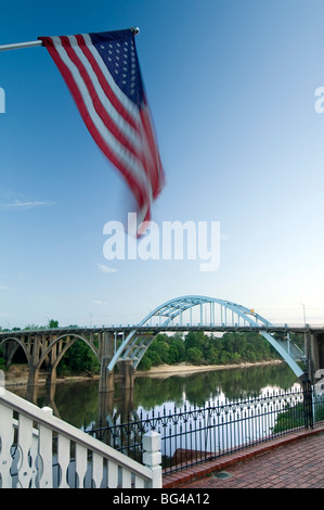 Alabama, Selma, Edmund Pettus Bridge, USA, American Civil Rights Bewegung Wahrzeichen Stockfoto