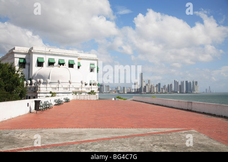 Paseo General Esteban Huertas, Casco Viejo, Bezirk San Felipe, Panama-Stadt, Panama Bay, Panama, Mittelamerika Stockfoto