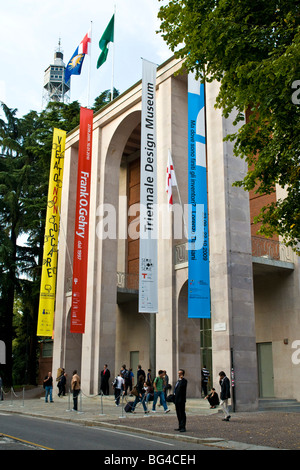 Triennale in Mailand, Gehry Ausstellung, Mailand, Italien (27.10.09) Stockfoto